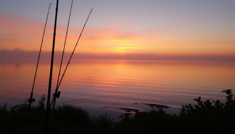 fishing during golden hours