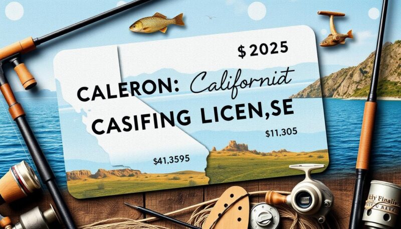 how much is a fishing license in california