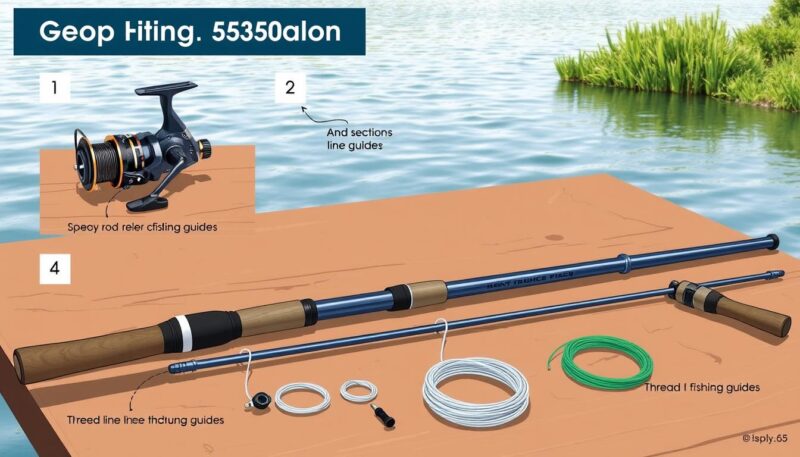 how to assemble a fishing rod